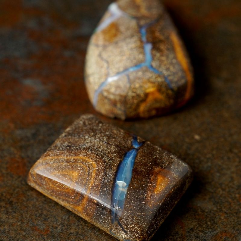 Boulder Opal cabochons